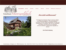 Tablet Screenshot of gaestehaus-schwarzwaldhuesle.de